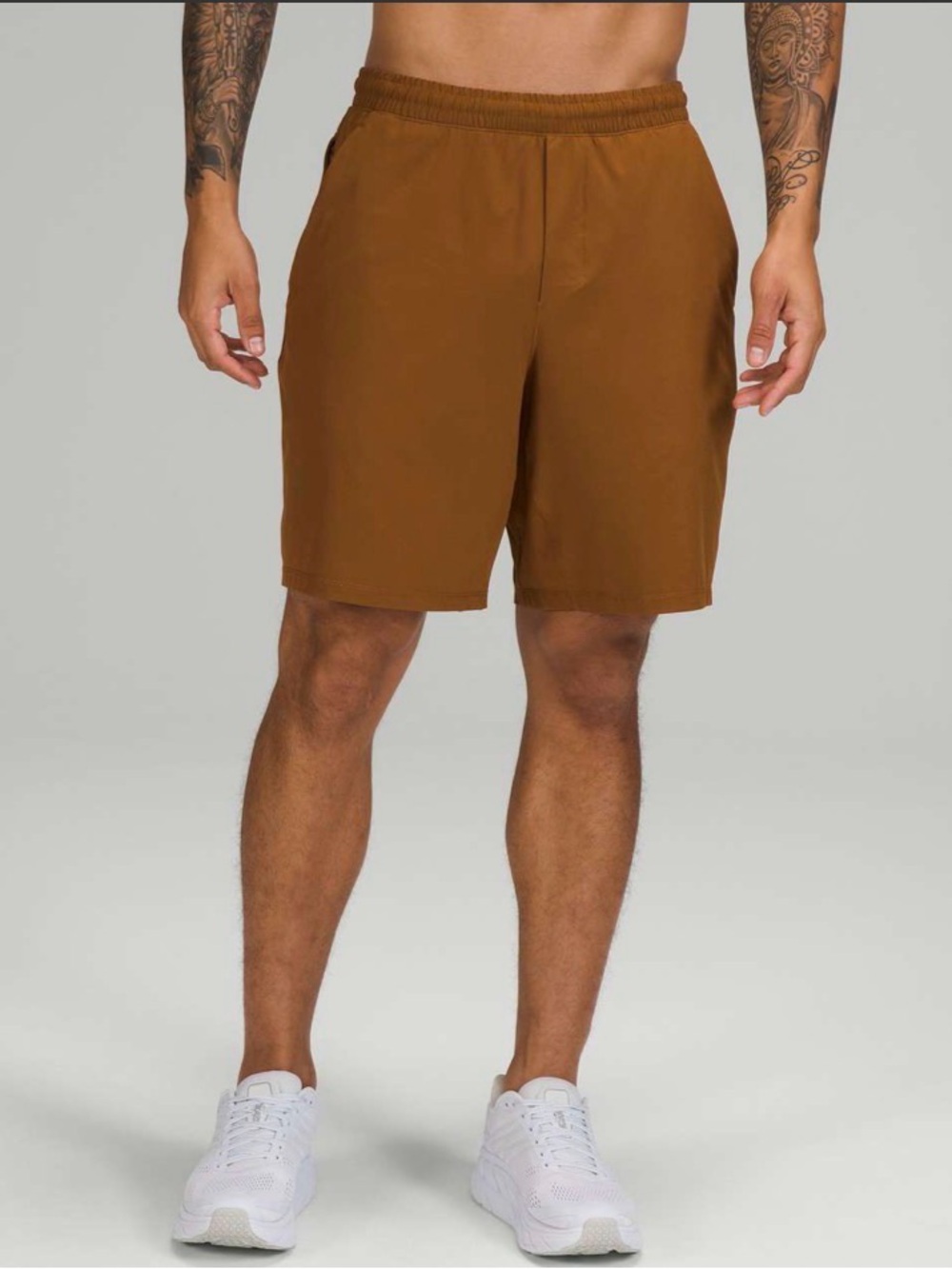 Lululemon Pace Breaker Linerless Short 9" Copper Brown Sz Small